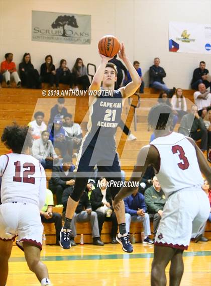 Thumbnail 1 in Trinity Christian vs. Cape Fear Academy (Hoops and Dreams Showcase) photogallery.