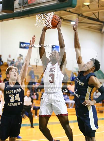 Thumbnail 1 in Trinity Christian vs. Cape Fear Academy (Hoops and Dreams Showcase) photogallery.