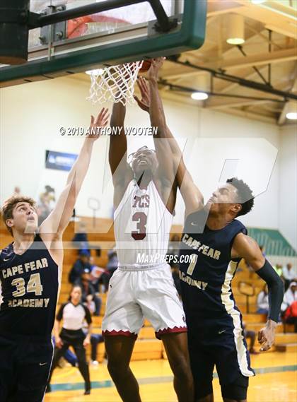 Thumbnail 2 in Trinity Christian vs. Cape Fear Academy (Hoops and Dreams Showcase) photogallery.