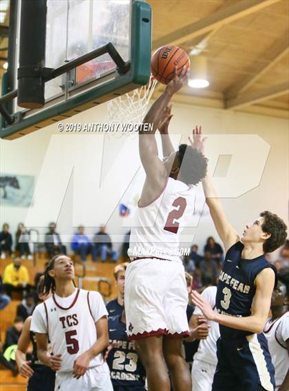 Thumbnail 1 in Trinity Christian vs. Cape Fear Academy (Hoops and Dreams Showcase) photogallery.