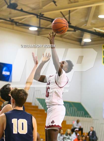 Thumbnail 2 in Trinity Christian vs. Cape Fear Academy (Hoops and Dreams Showcase) photogallery.