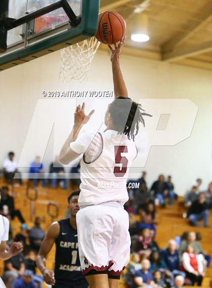 Thumbnail 3 in Trinity Christian vs. Cape Fear Academy (Hoops and Dreams Showcase) photogallery.