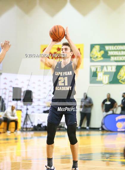 Thumbnail 2 in Trinity Christian vs. Cape Fear Academy (Hoops and Dreams Showcase) photogallery.
