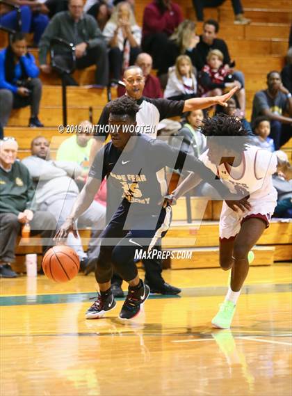 Thumbnail 2 in Trinity Christian vs. Cape Fear Academy (Hoops and Dreams Showcase) photogallery.