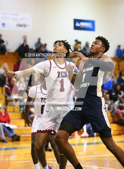 Thumbnail 3 in Trinity Christian vs. Cape Fear Academy (Hoops and Dreams Showcase) photogallery.