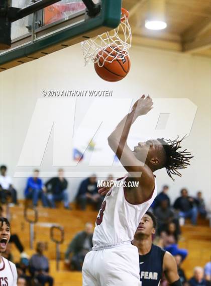Thumbnail 1 in Trinity Christian vs. Cape Fear Academy (Hoops and Dreams Showcase) photogallery.