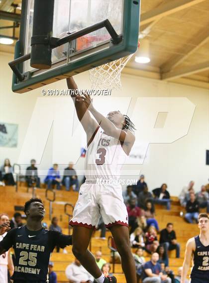 Thumbnail 2 in Trinity Christian vs. Cape Fear Academy (Hoops and Dreams Showcase) photogallery.