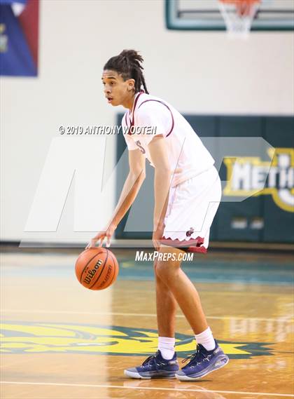 Thumbnail 3 in Trinity Christian vs. Cape Fear Academy (Hoops and Dreams Showcase) photogallery.