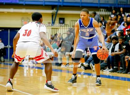 Thumbnail 1 in Currituck County vs Woodrow Wilson (Robert L. Vaughan Border Clash Basketball Invitational) photogallery.
