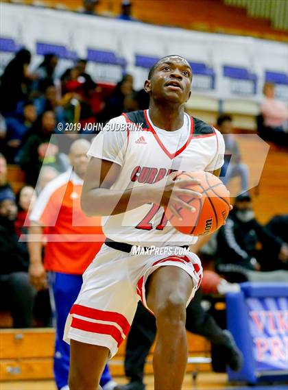 Thumbnail 2 in Currituck County vs Woodrow Wilson (Robert L. Vaughan Border Clash Basketball Invitational) photogallery.