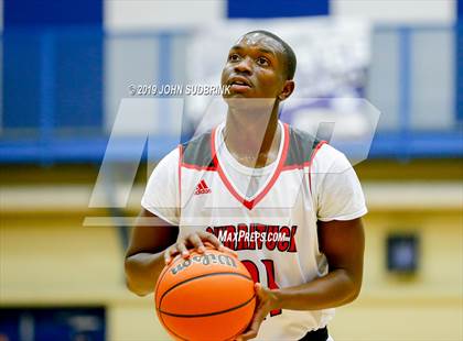 Thumbnail 2 in Currituck County vs Woodrow Wilson (Robert L. Vaughan Border Clash Basketball Invitational) photogallery.