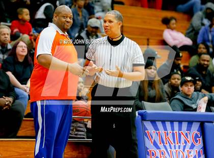Thumbnail 2 in Currituck County vs Woodrow Wilson (Robert L. Vaughan Border Clash Basketball Invitational) photogallery.