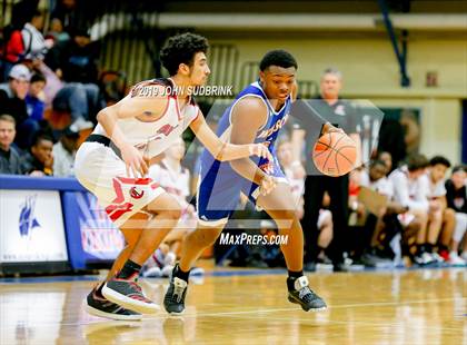 Thumbnail 1 in Currituck County vs Woodrow Wilson (Robert L. Vaughan Border Clash Basketball Invitational) photogallery.