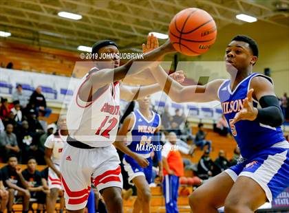 Thumbnail 2 in Currituck County vs Woodrow Wilson (Robert L. Vaughan Border Clash Basketball Invitational) photogallery.