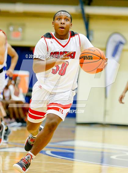Thumbnail 1 in Currituck County vs Woodrow Wilson (Robert L. Vaughan Border Clash Basketball Invitational) photogallery.