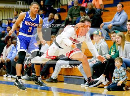 Thumbnail 3 in Currituck County vs Woodrow Wilson (Robert L. Vaughan Border Clash Basketball Invitational) photogallery.