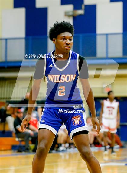 Thumbnail 2 in Currituck County vs Woodrow Wilson (Robert L. Vaughan Border Clash Basketball Invitational) photogallery.