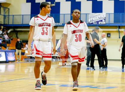 Thumbnail 3 in Currituck County vs Woodrow Wilson (Robert L. Vaughan Border Clash Basketball Invitational) photogallery.