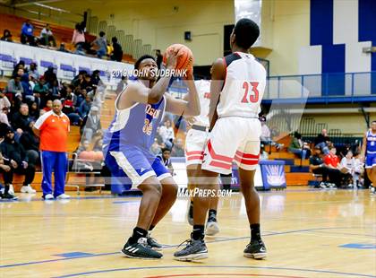 Thumbnail 2 in Currituck County vs Woodrow Wilson (Robert L. Vaughan Border Clash Basketball Invitational) photogallery.