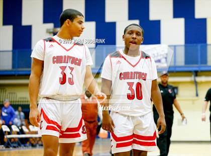 Thumbnail 1 in Currituck County vs Woodrow Wilson (Robert L. Vaughan Border Clash Basketball Invitational) photogallery.
