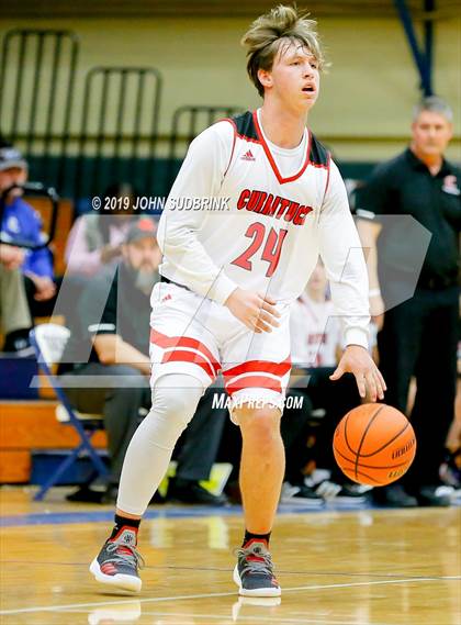 Thumbnail 1 in Currituck County vs Woodrow Wilson (Robert L. Vaughan Border Clash Basketball Invitational) photogallery.