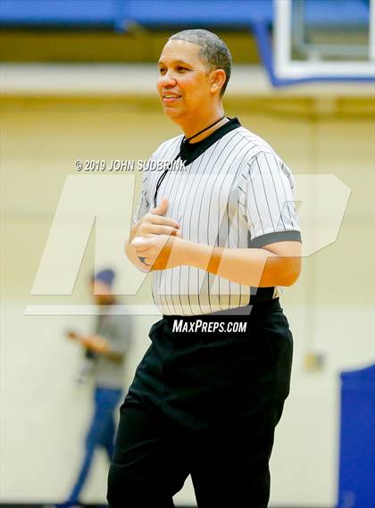 Thumbnail 2 in Currituck County vs Woodrow Wilson (Robert L. Vaughan Border Clash Basketball Invitational) photogallery.