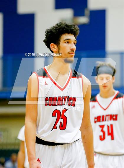 Thumbnail 1 in Currituck County vs Woodrow Wilson (Robert L. Vaughan Border Clash Basketball Invitational) photogallery.