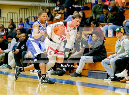 Thumbnail 1 in Currituck County vs Woodrow Wilson (Robert L. Vaughan Border Clash Basketball Invitational) photogallery.
