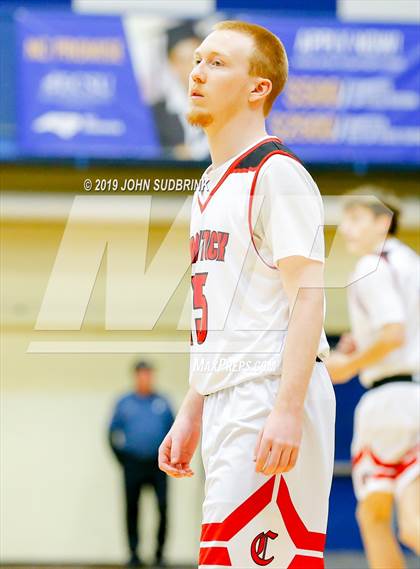 Thumbnail 1 in Currituck County vs Woodrow Wilson (Robert L. Vaughan Border Clash Basketball Invitational) photogallery.