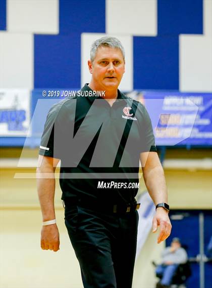 Thumbnail 1 in Currituck County vs Woodrow Wilson (Robert L. Vaughan Border Clash Basketball Invitational) photogallery.