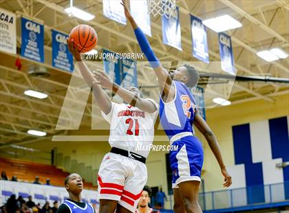 Thumbnail 1 in Currituck County vs Woodrow Wilson (Robert L. Vaughan Border Clash Basketball Invitational) photogallery.