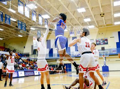 Thumbnail 2 in Currituck County vs Woodrow Wilson (Robert L. Vaughan Border Clash Basketball Invitational) photogallery.