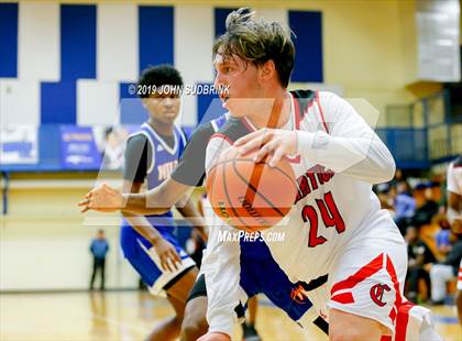 Thumbnail 2 in Currituck County vs Woodrow Wilson (Robert L. Vaughan Border Clash Basketball Invitational) photogallery.