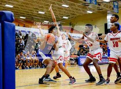 Thumbnail 3 in Currituck County vs Woodrow Wilson (Robert L. Vaughan Border Clash Basketball Invitational) photogallery.