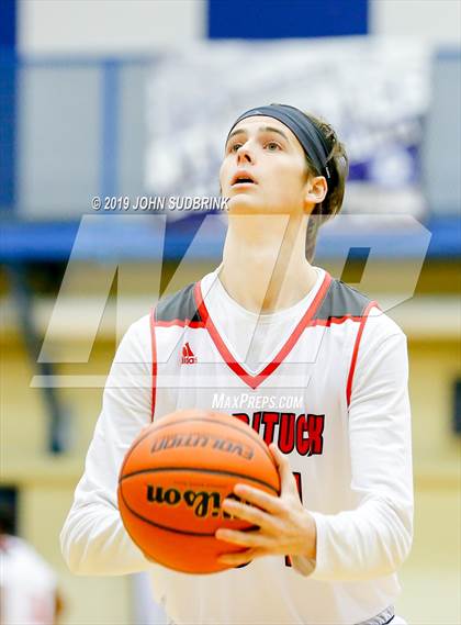 Thumbnail 2 in Currituck County vs Woodrow Wilson (Robert L. Vaughan Border Clash Basketball Invitational) photogallery.