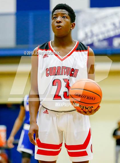 Thumbnail 2 in Currituck County vs Woodrow Wilson (Robert L. Vaughan Border Clash Basketball Invitational) photogallery.