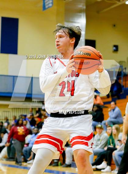 Thumbnail 1 in Currituck County vs Woodrow Wilson (Robert L. Vaughan Border Clash Basketball Invitational) photogallery.
