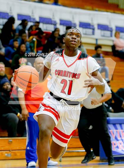 Thumbnail 1 in Currituck County vs Woodrow Wilson (Robert L. Vaughan Border Clash Basketball Invitational) photogallery.