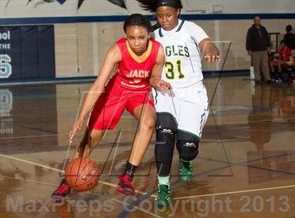 Thumbnail 3 in Yates vs. Cypress Falls (McDonald's Texas Invitational) photogallery.