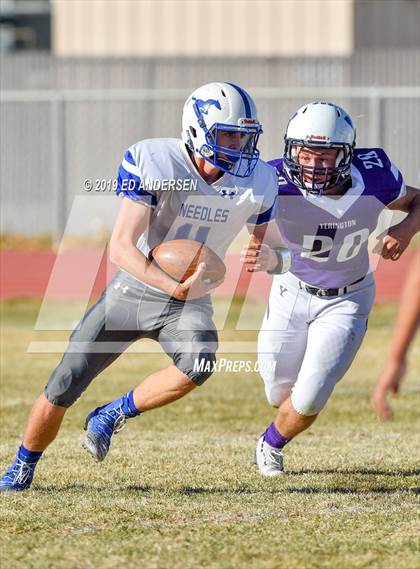 Thumbnail 2 in Needles @ Yerington (NIAA 2A State Semifinal) photogallery.