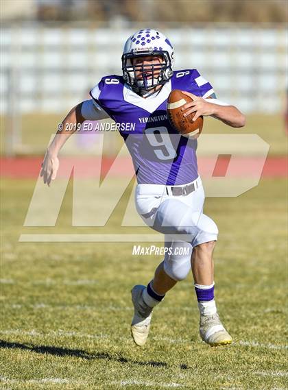 Thumbnail 2 in Needles @ Yerington (NIAA 2A State Semifinal) photogallery.