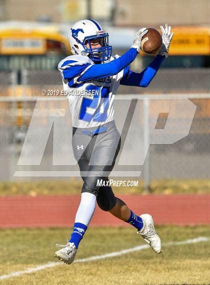 Thumbnail 3 in Needles @ Yerington (NIAA 2A State Semifinal) photogallery.