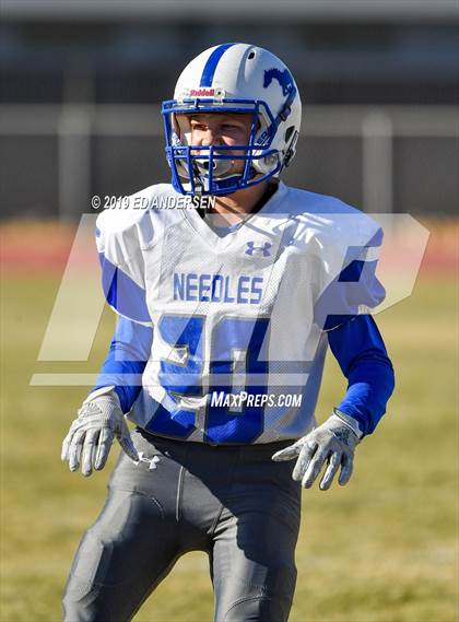 Thumbnail 2 in Needles @ Yerington (NIAA 2A State Semifinal) photogallery.
