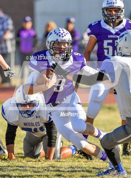 Thumbnail 3 in Needles @ Yerington (NIAA 2A State Semifinal) photogallery.