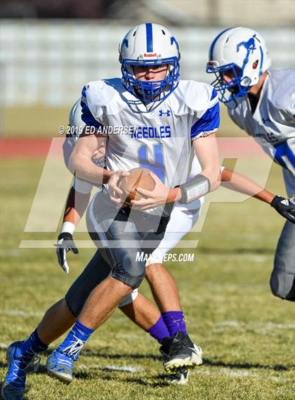 Thumbnail 3 in Needles @ Yerington (NIAA 2A State Semifinal) photogallery.