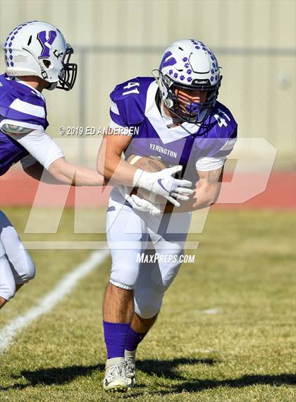 Thumbnail 2 in Needles @ Yerington (NIAA 2A State Semifinal) photogallery.