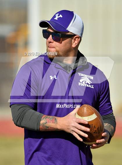 Thumbnail 1 in Needles @ Yerington (NIAA 2A State Semifinal) photogallery.