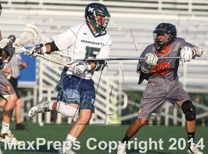 Thumbnail 2 in Hazelwood vs. Marquette (MSLA Division II Semifinal) photogallery.
