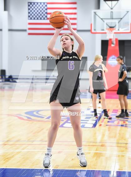 Thumbnail 2 in Example Academy Red vs. Lincoln Prep (Ontario, Canada) - (Nike Tournament of Champions) photogallery.