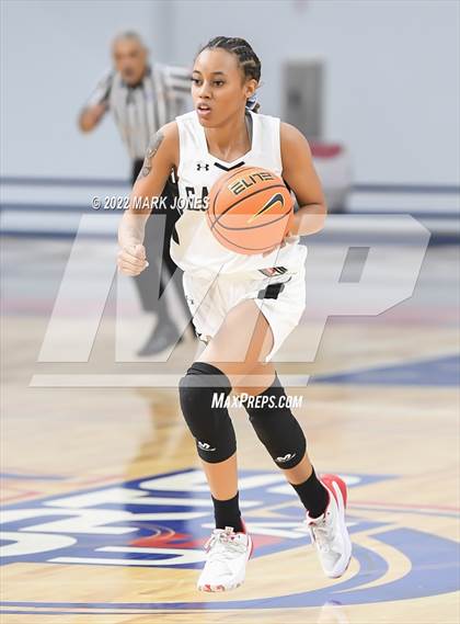 Thumbnail 2 in Example Academy Red vs. Lincoln Prep (Ontario, Canada) - (Nike Tournament of Champions) photogallery.